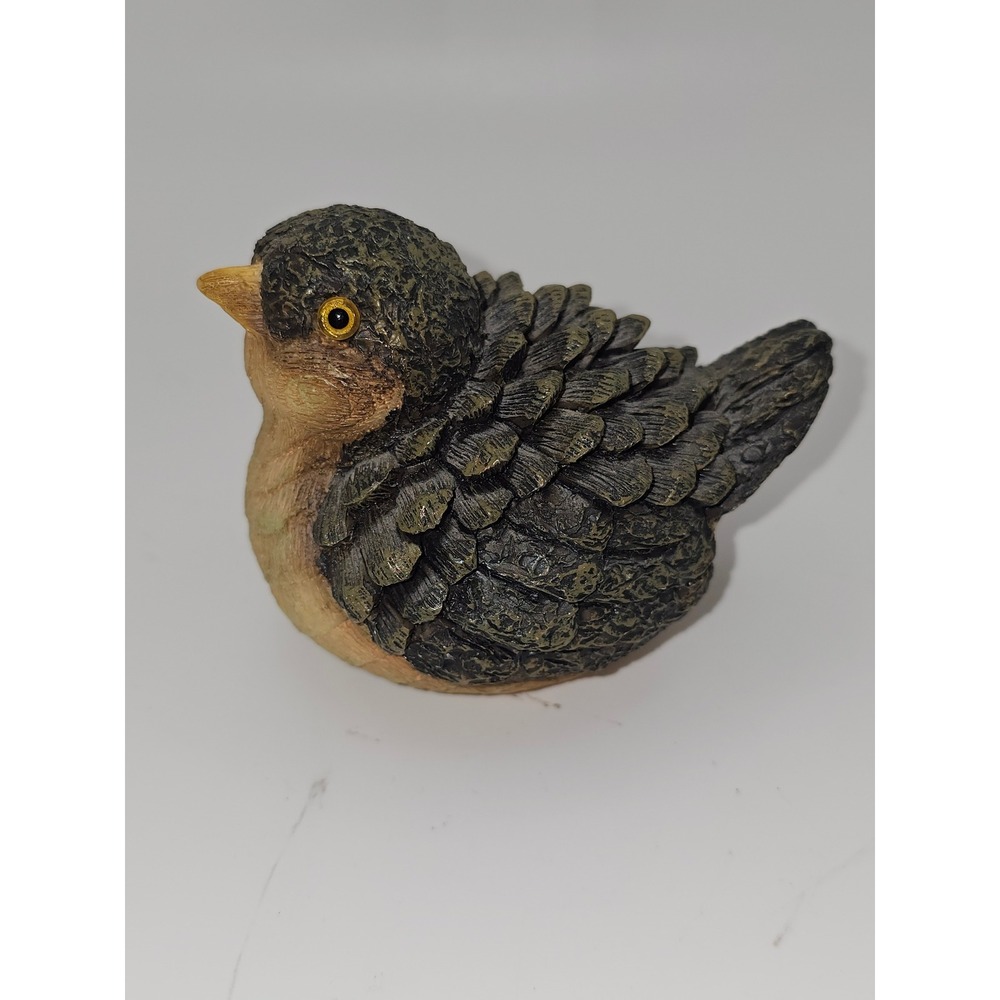 Vintage Resin Woodland Bird 
 Shelf Sitter Figurine Cottagecore‎
